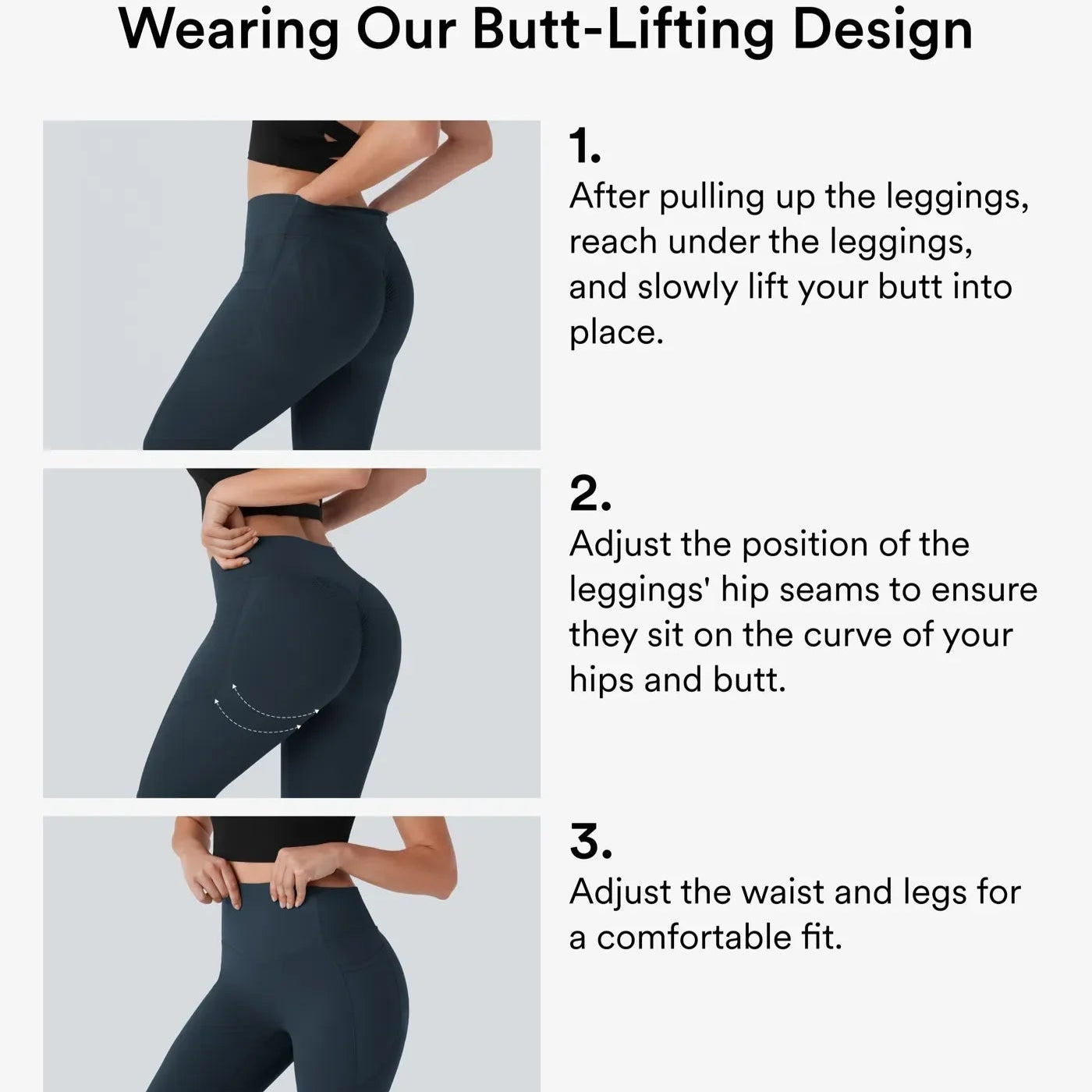 TheFitara UltraSculpt™️ SoCinched High Waisted Scrunch Butt Lifting Tummy Control Pocket Shaping Training Leggings